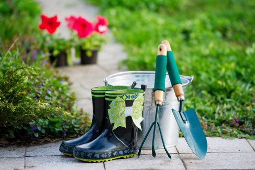 Professional installation of decorative garden lights in Blackfriars